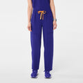 Giuliana High-Rise Barrel-Leg Scrub Pant - Deep Royal Blue