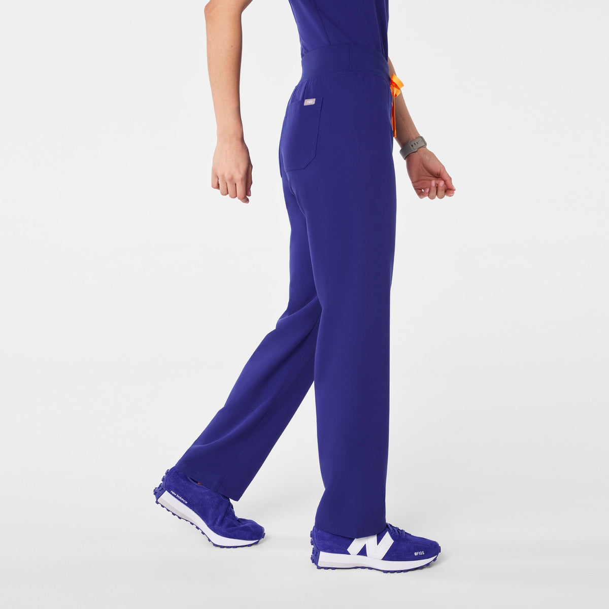 Livingston High-Rise Straight-Leg Scrub Pant™ - Deep Royal Blue