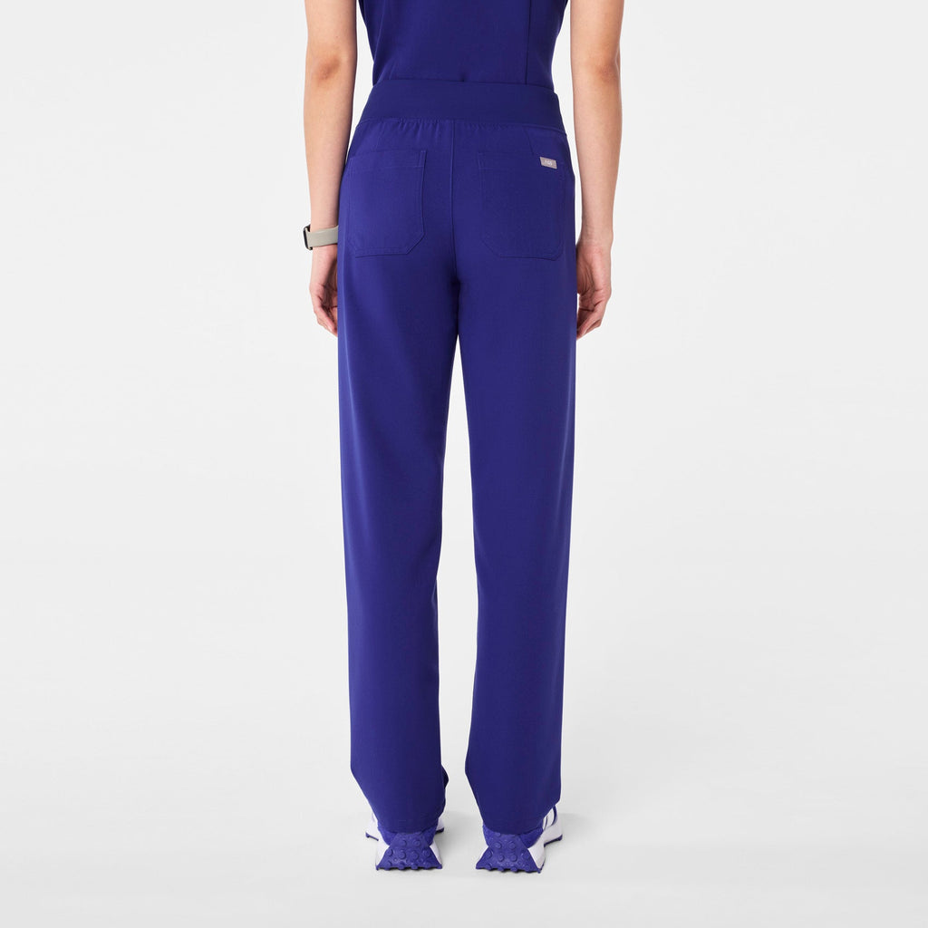 Livingston High-Rise Straight-Leg Scrub Pant™ - Deep Royal Blue