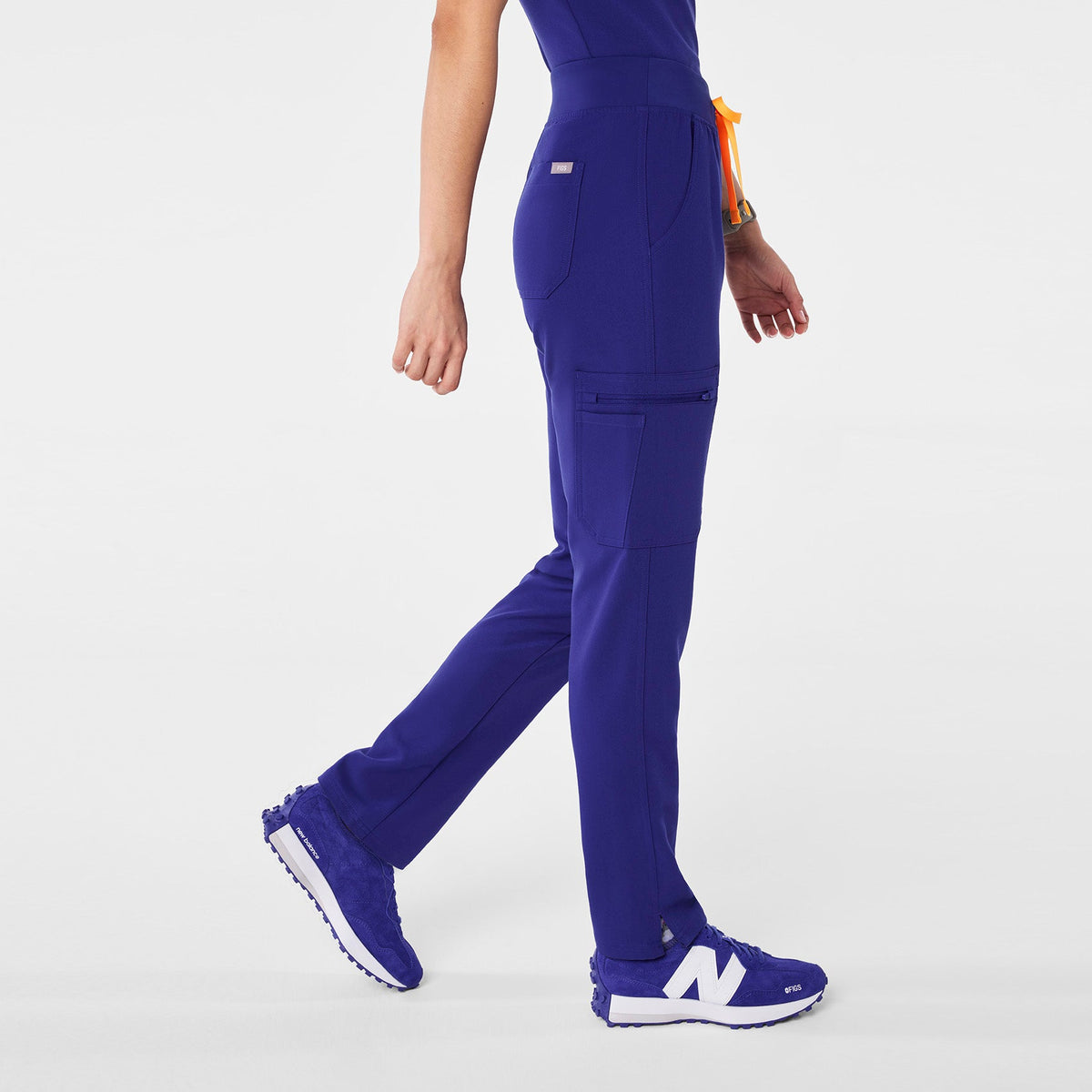 Yola High-Rise Slim Scrub Pant™ - Deep Royal Blue