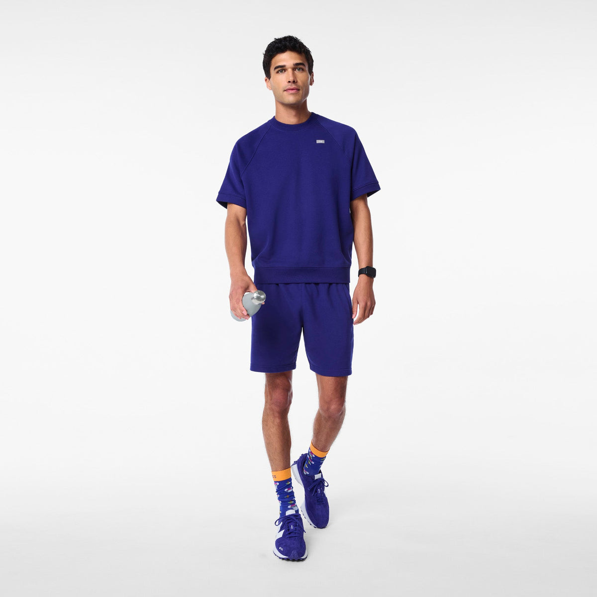 Elliot Short-Sleeve Sweatshirt - Deep Royal Blue
