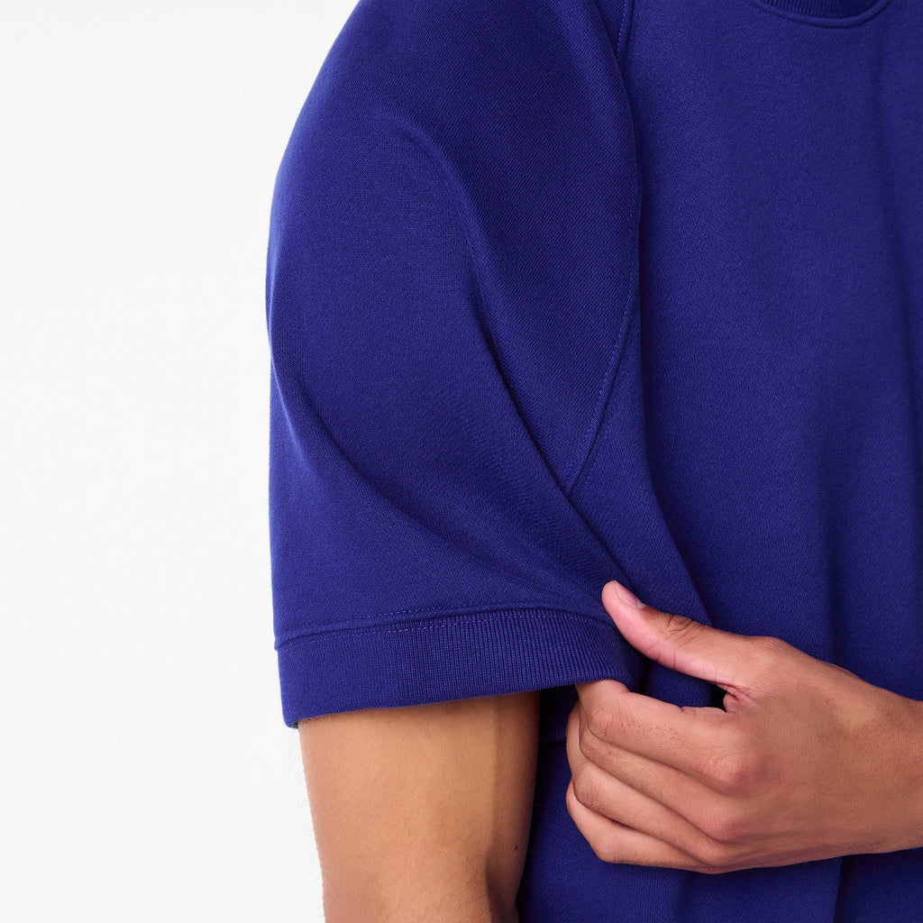 Elliot Short-Sleeve Sweatshirt - Deep Royal Blue