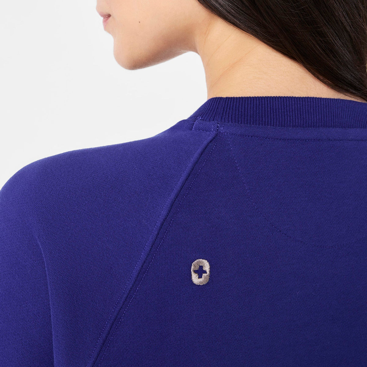 Evelyn Short-Sleeve Sweatshirt - Deep Royal Blue
