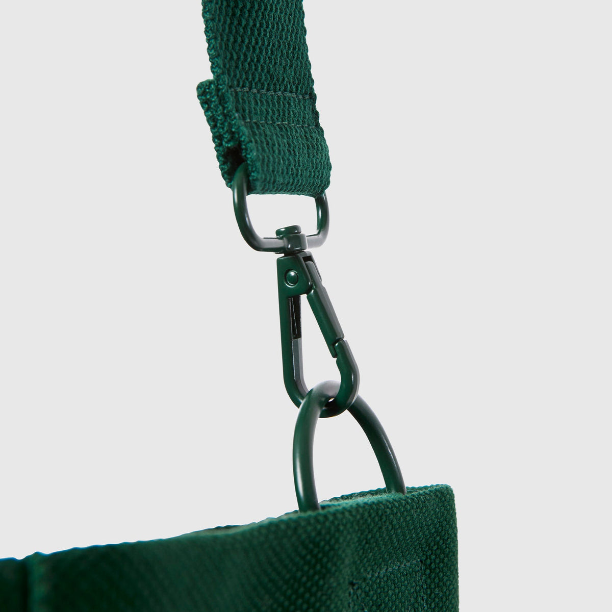 A Very Large Needle Detachable Strap Tote - Forest Green