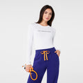 100% Awesome Long-Sleeve Underscrub - Optic White