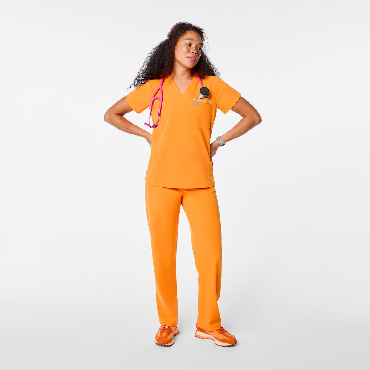 Catarina Scrub Top™ - Creamsicle