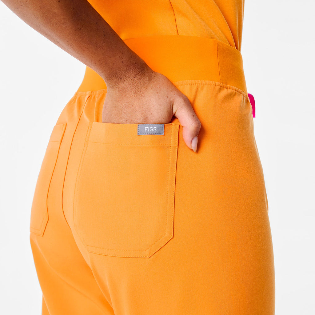 Livingston High-Rise Straight-Leg Scrub Pant™ - Creamsicle