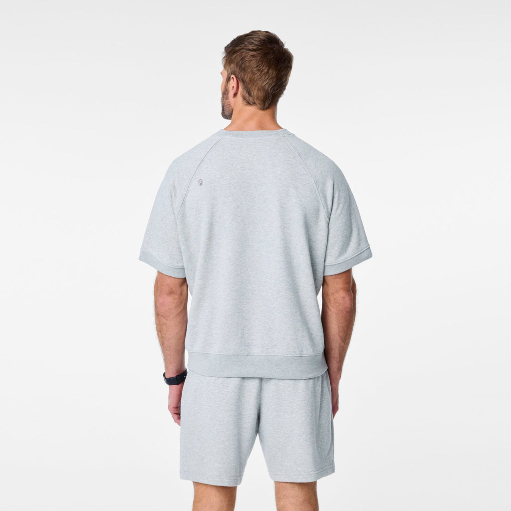 Elliot Short-Sleeve Sweatshirt - Heather Grey