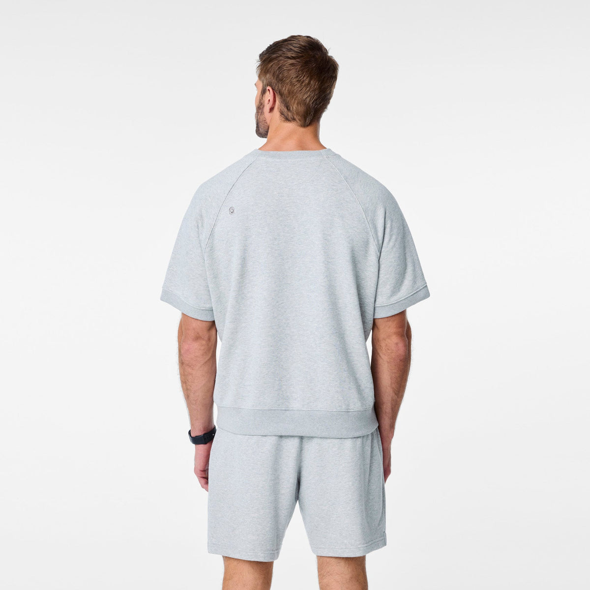 Elliot Short-Sleeve Sweatshirt - Heather Grey