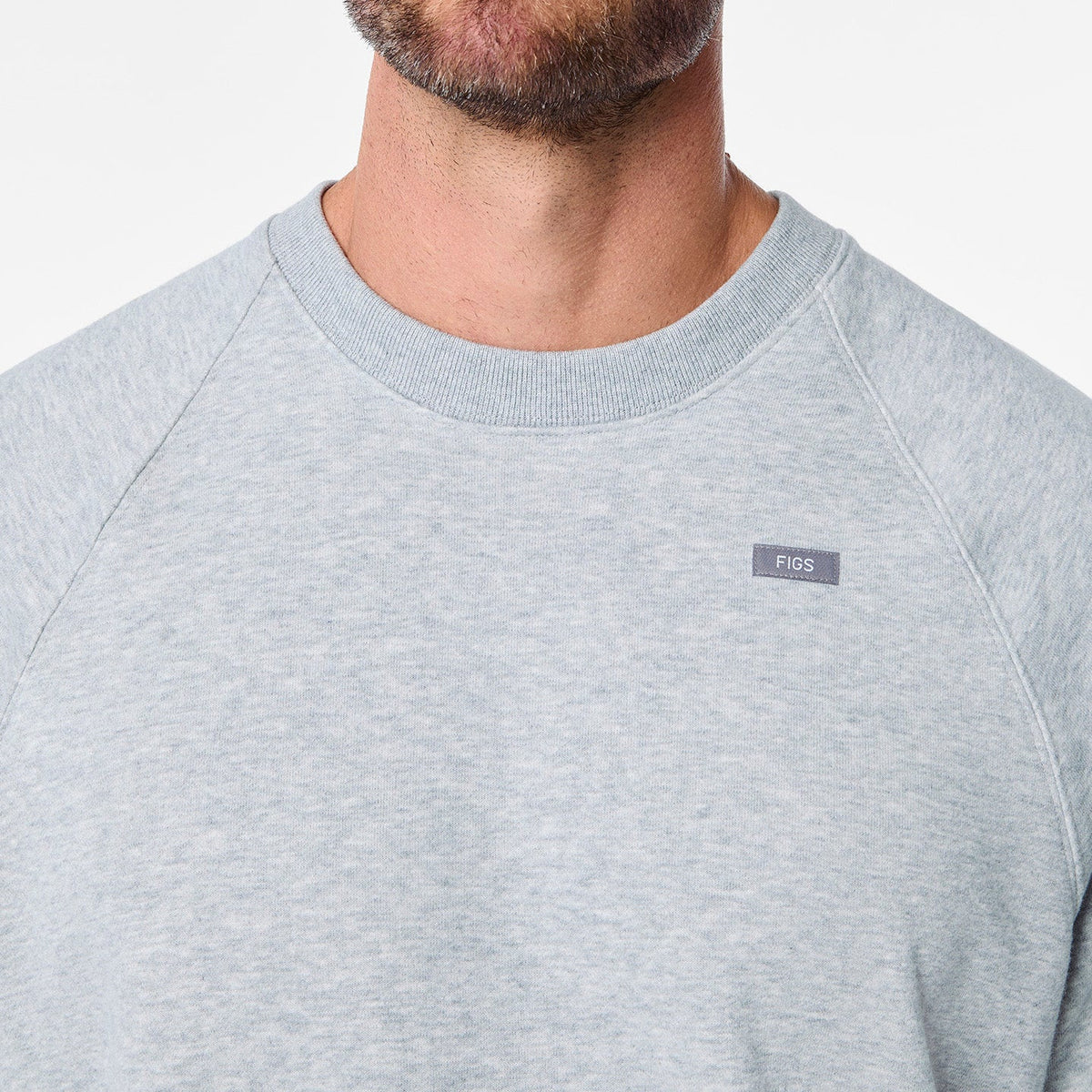 Elliot Short-Sleeve Sweatshirt - Heather Grey