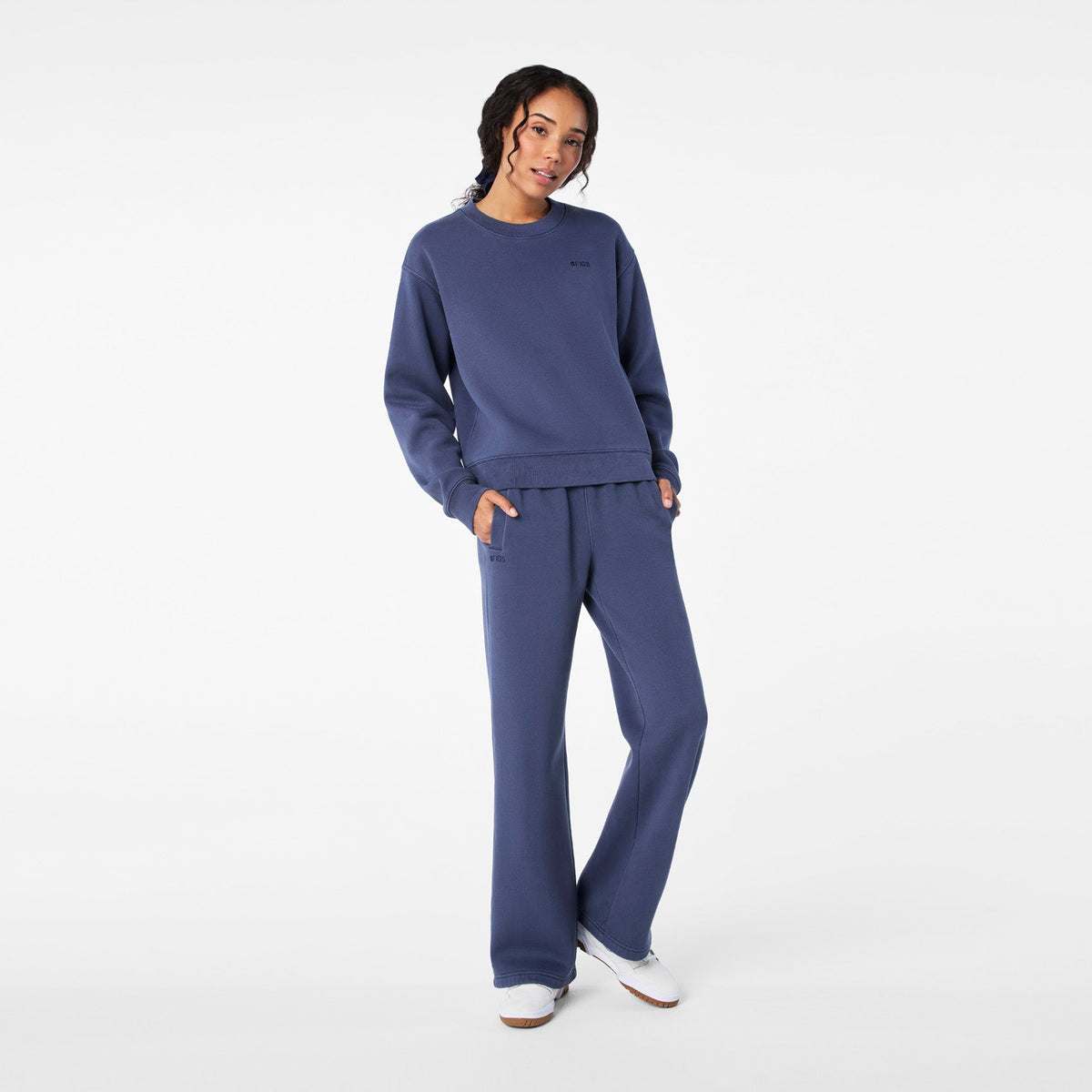 Hayden Vintage Wash Crewneck Sweatshirt - Quiet Navy