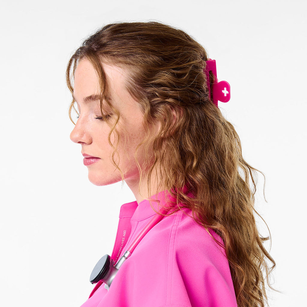 FIGS Claw Clip - Rapid Response Pink