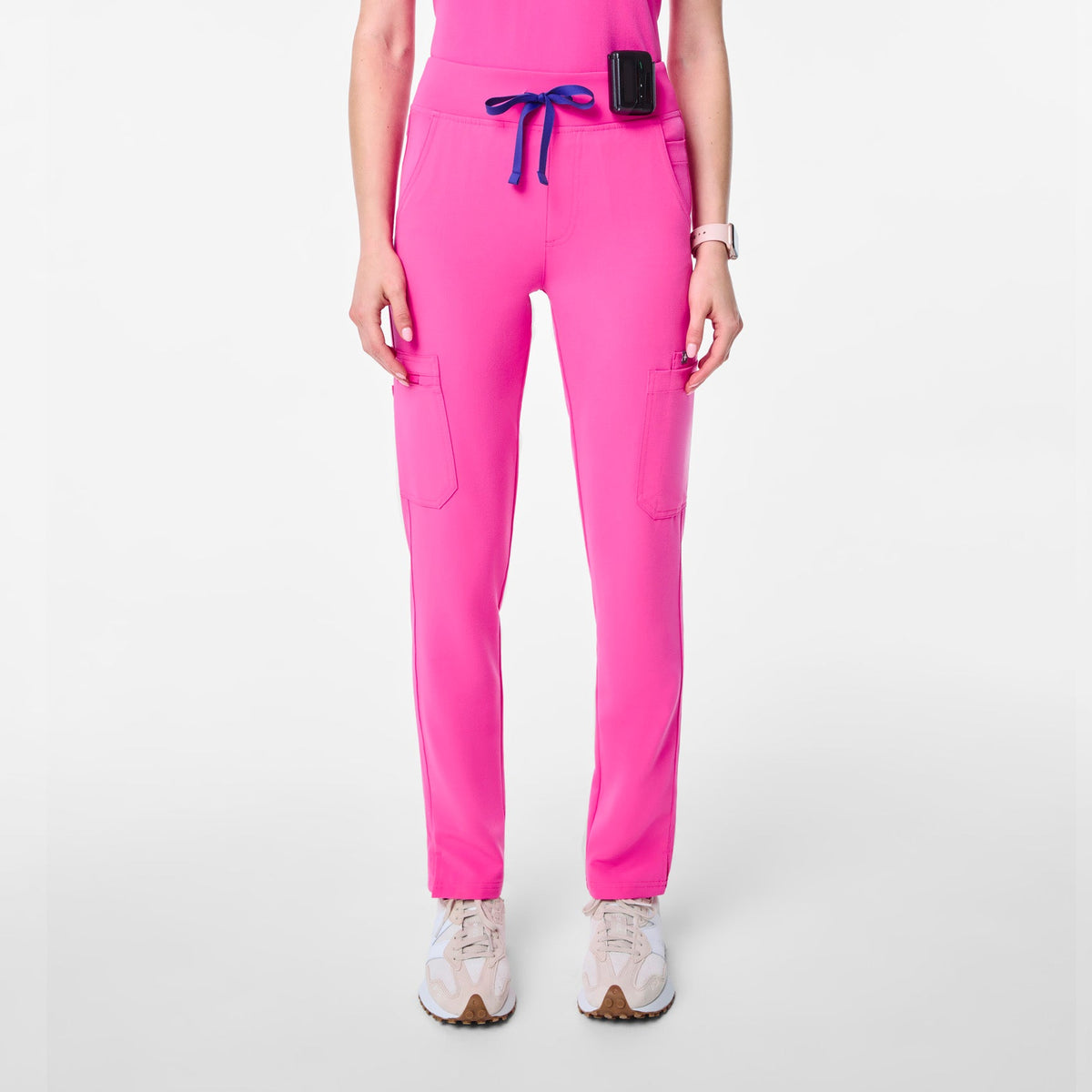 Yola High-Rise Slim Scrub Pant™ - Rapid Response Pink