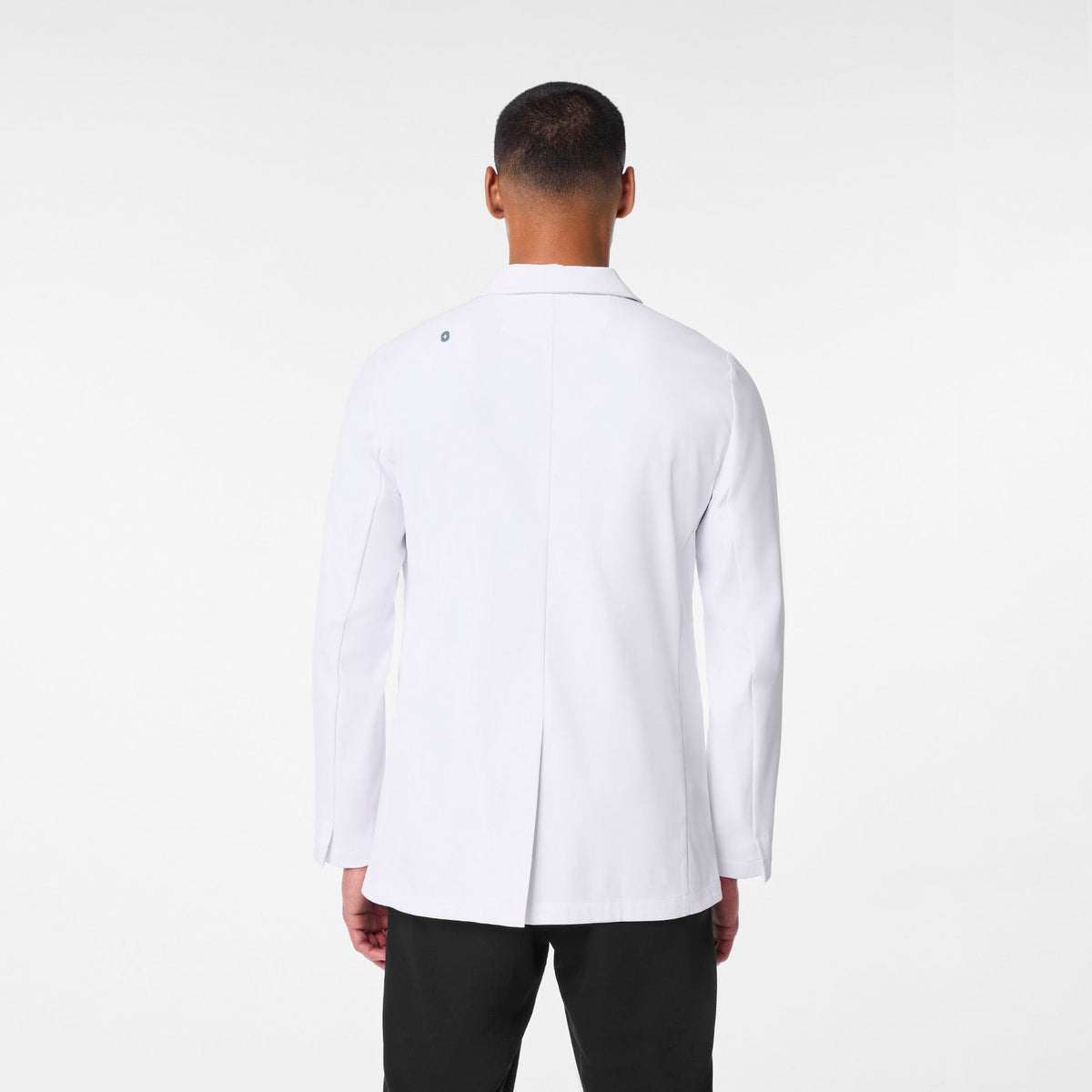 Harlem Short Slim Lab Coat - White