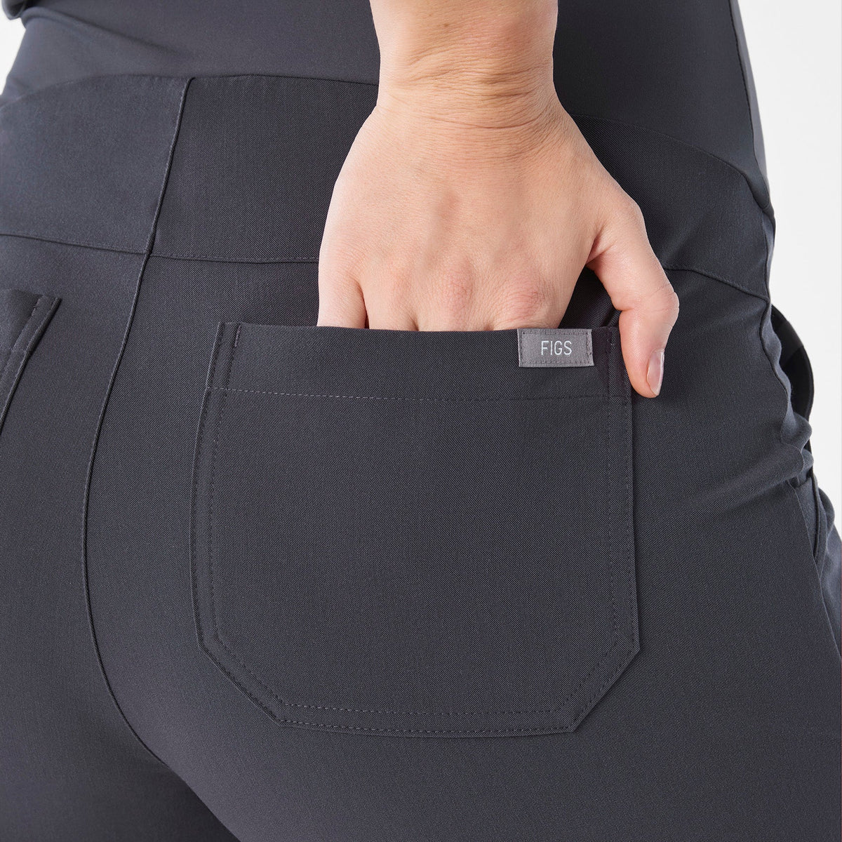 Zamora Maternity Jogger Scrub Pant - Charcoal