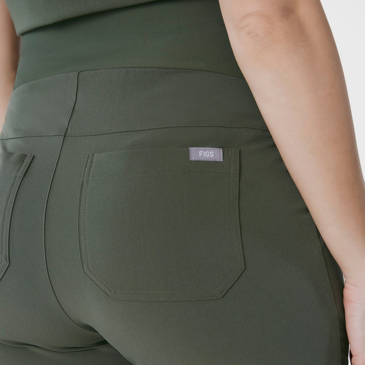 Zamora Maternity Jogger Scrub Pant - Moss