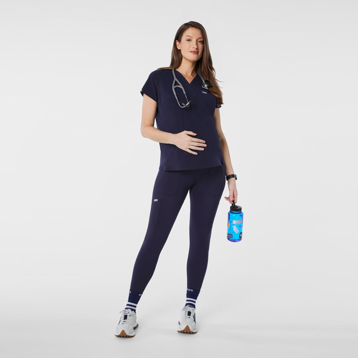 Ashland Maternity ScrubLegging™ - Navy