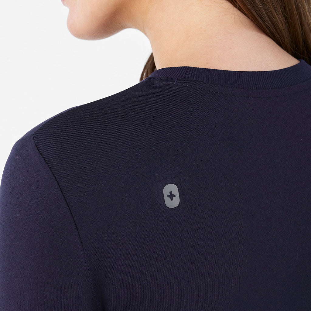 Cary Maternity Long-Sleeve Underscrub - Navy
