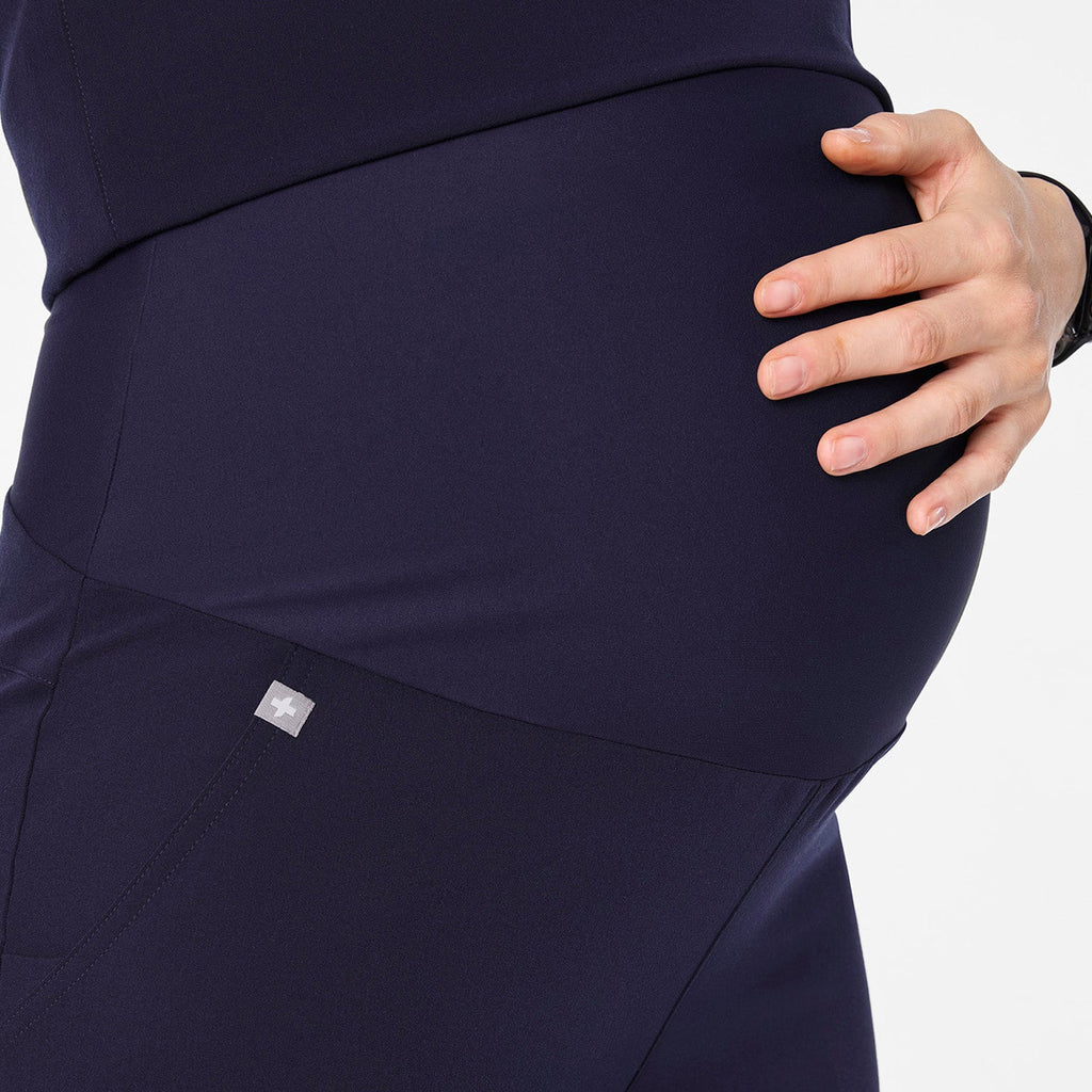 Zamora Maternity Jogger Scrub Pant - Navy