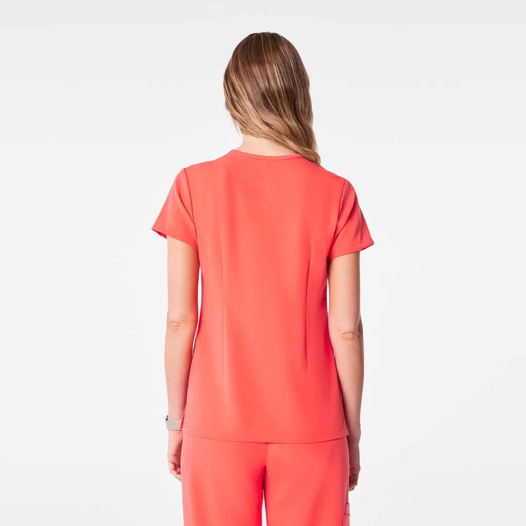 Catarina Scrub Top™ - Fireside