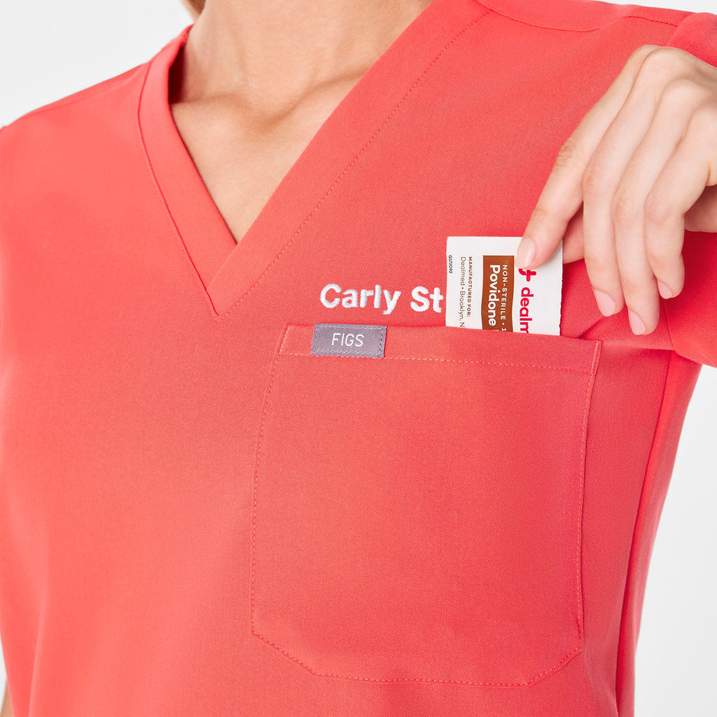 Catarina Scrub Top™ - Fireside