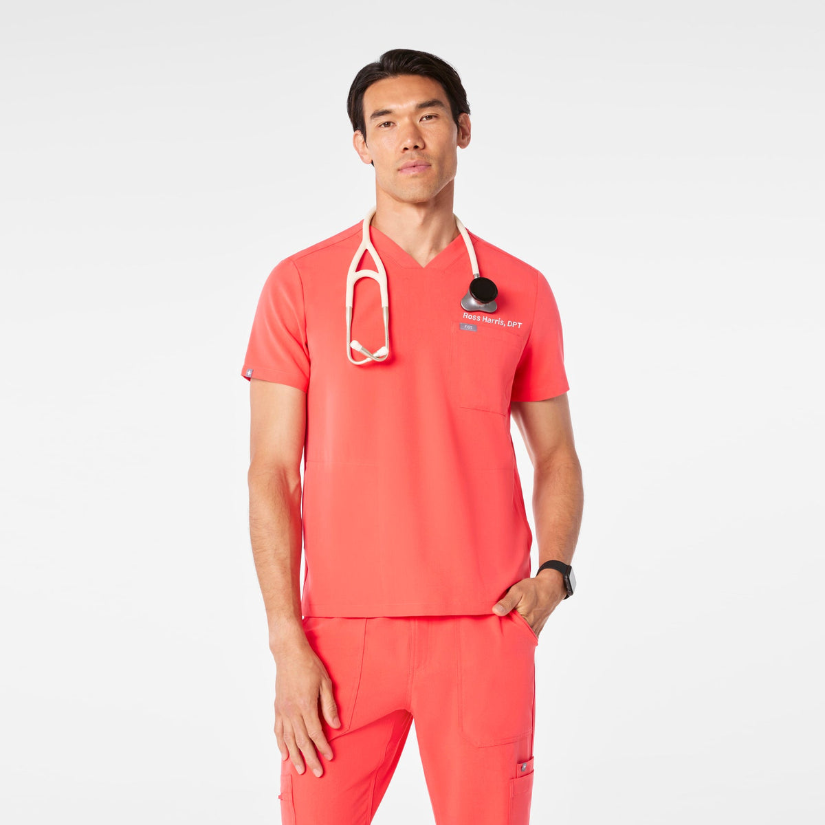 Chisec Scrub Top™ - Fireside