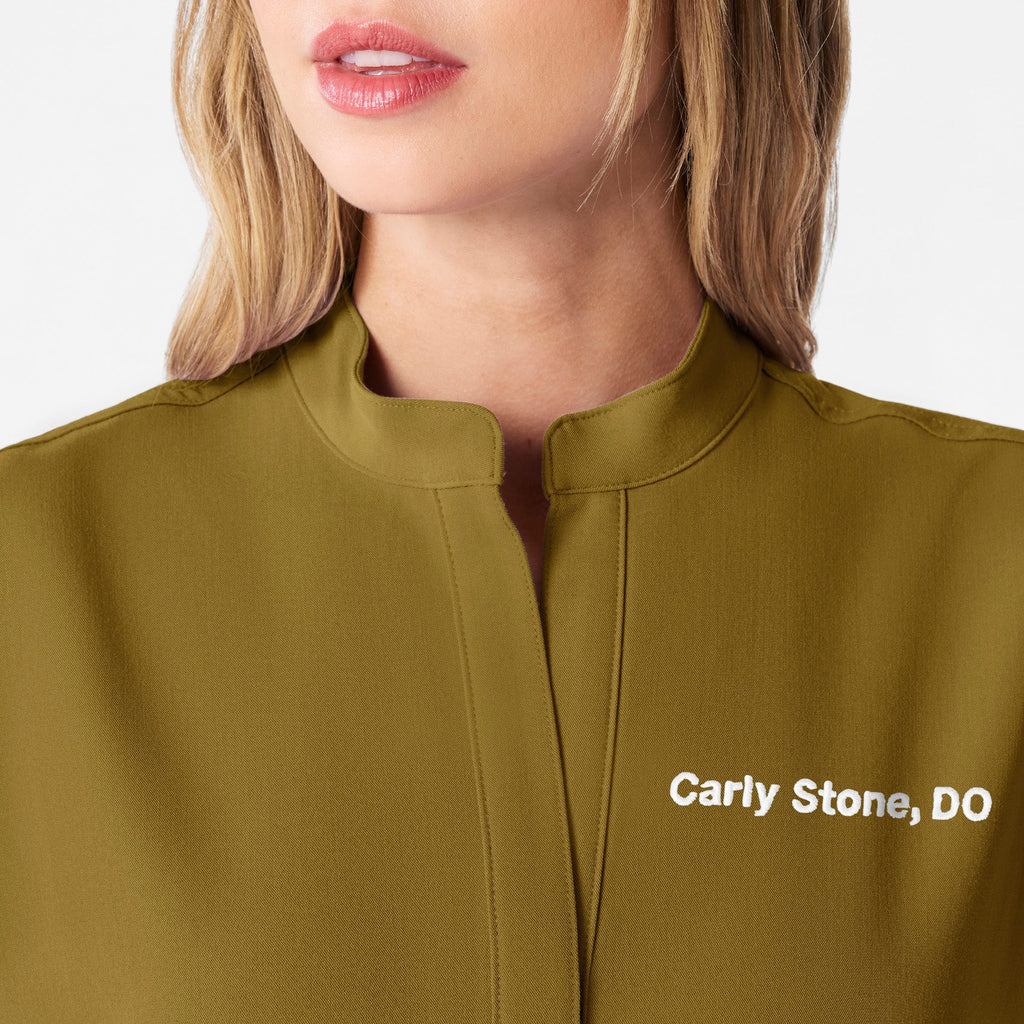 Rafaela Oversized Scrub Top™ - Martini Olive