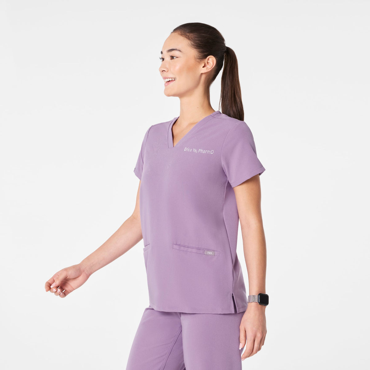 Casma Scrub Top™ - Purple Haze