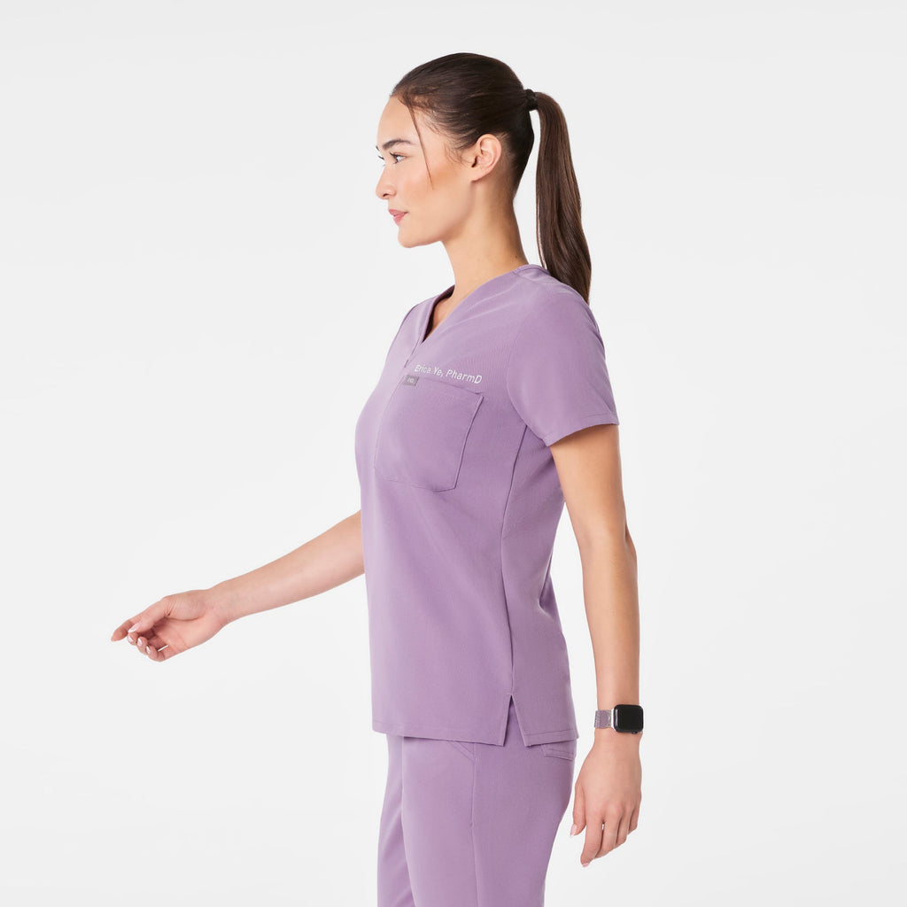 Catarina Scrub Top™ - Purple Haze