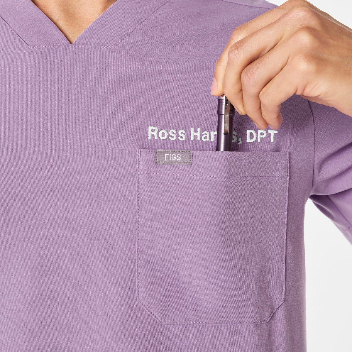 Chisec Scrub Top™ - Purple Haze