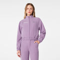 Sydney Cropped Scrub Jacket - Purple Haze