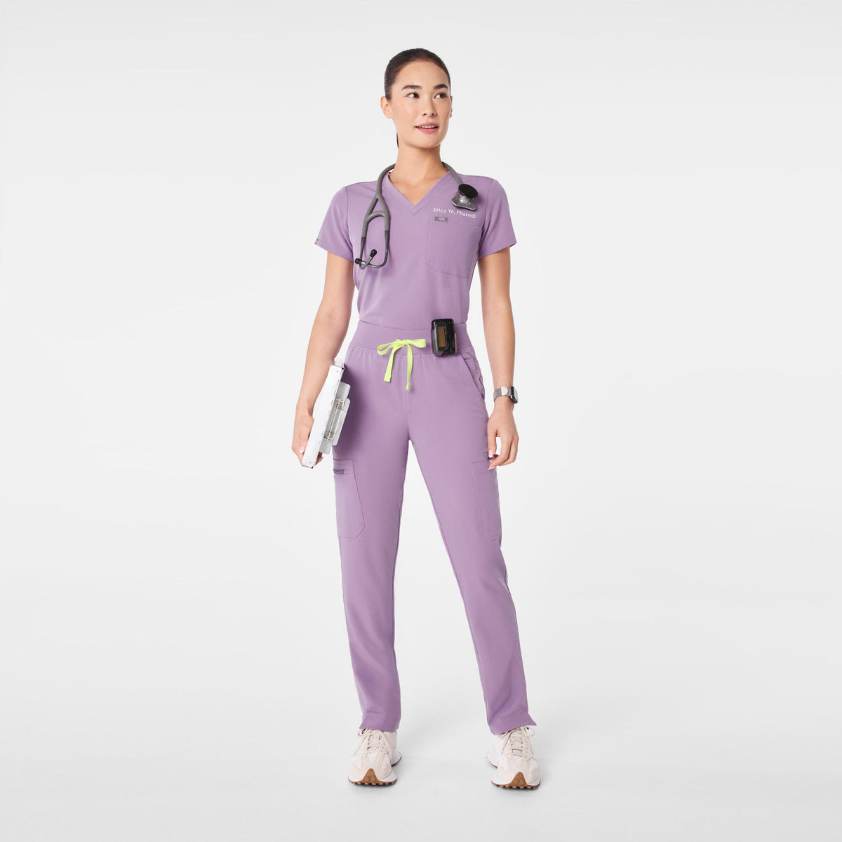 Yola High-Rise Slim Scrub Pant™ - Purple Haze