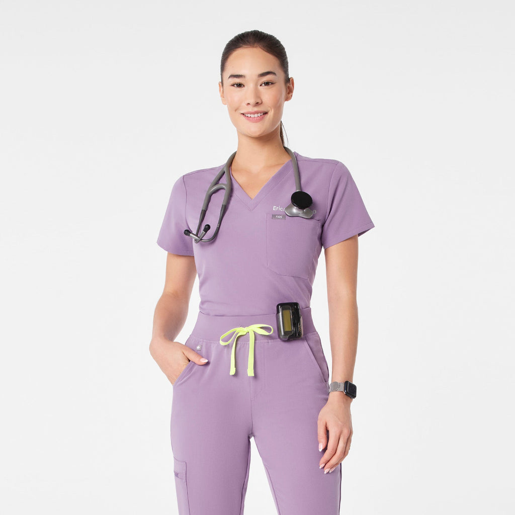 Catarina Scrub Top™ - Purple Haze