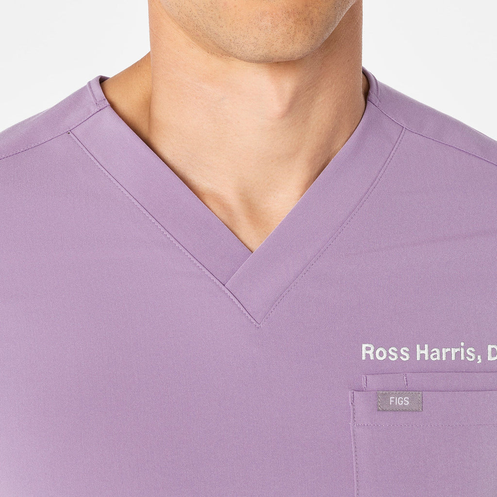 Leon Scrub Top™ - Purple Haze