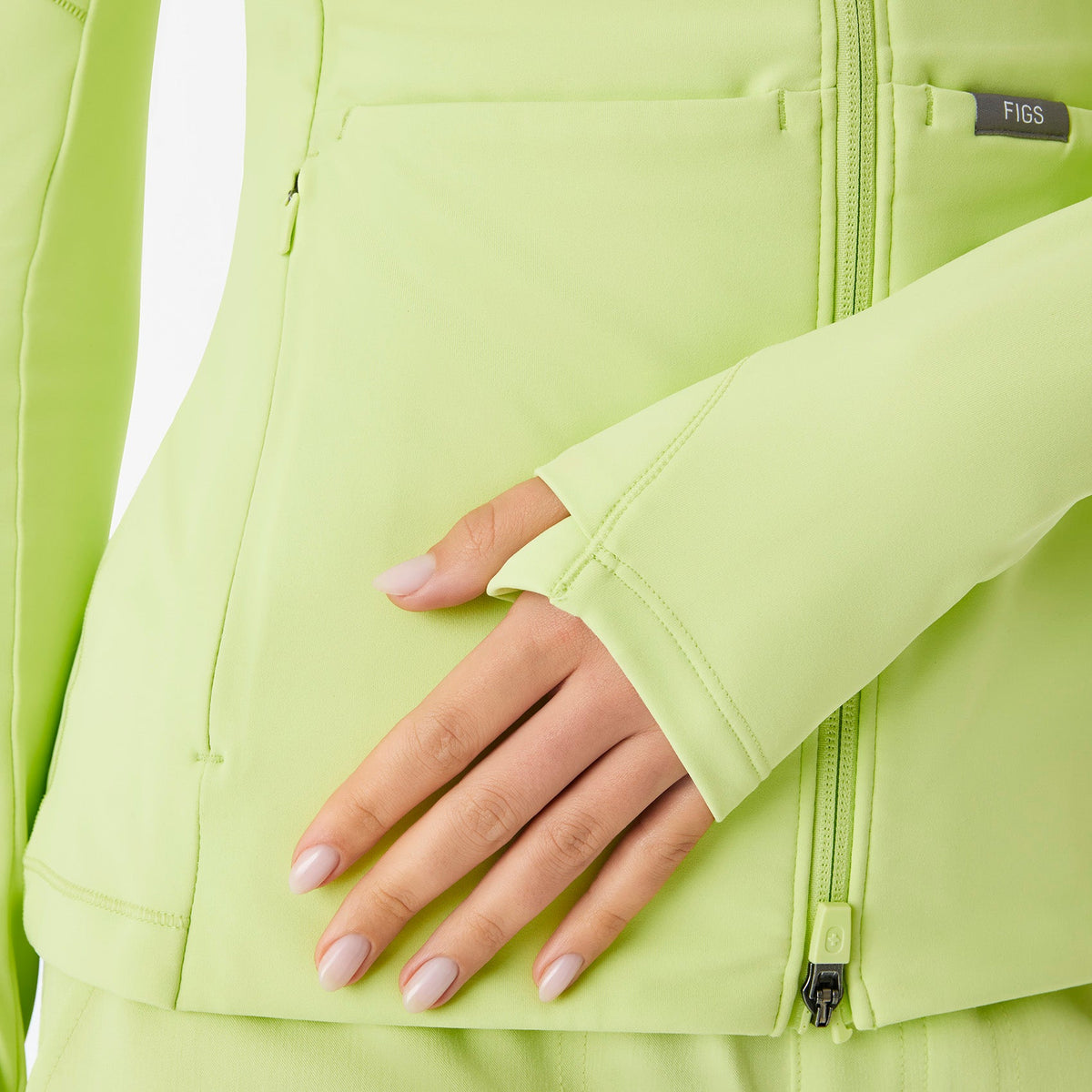 ContourKnit Scrub Jacket™ - Sea Mist