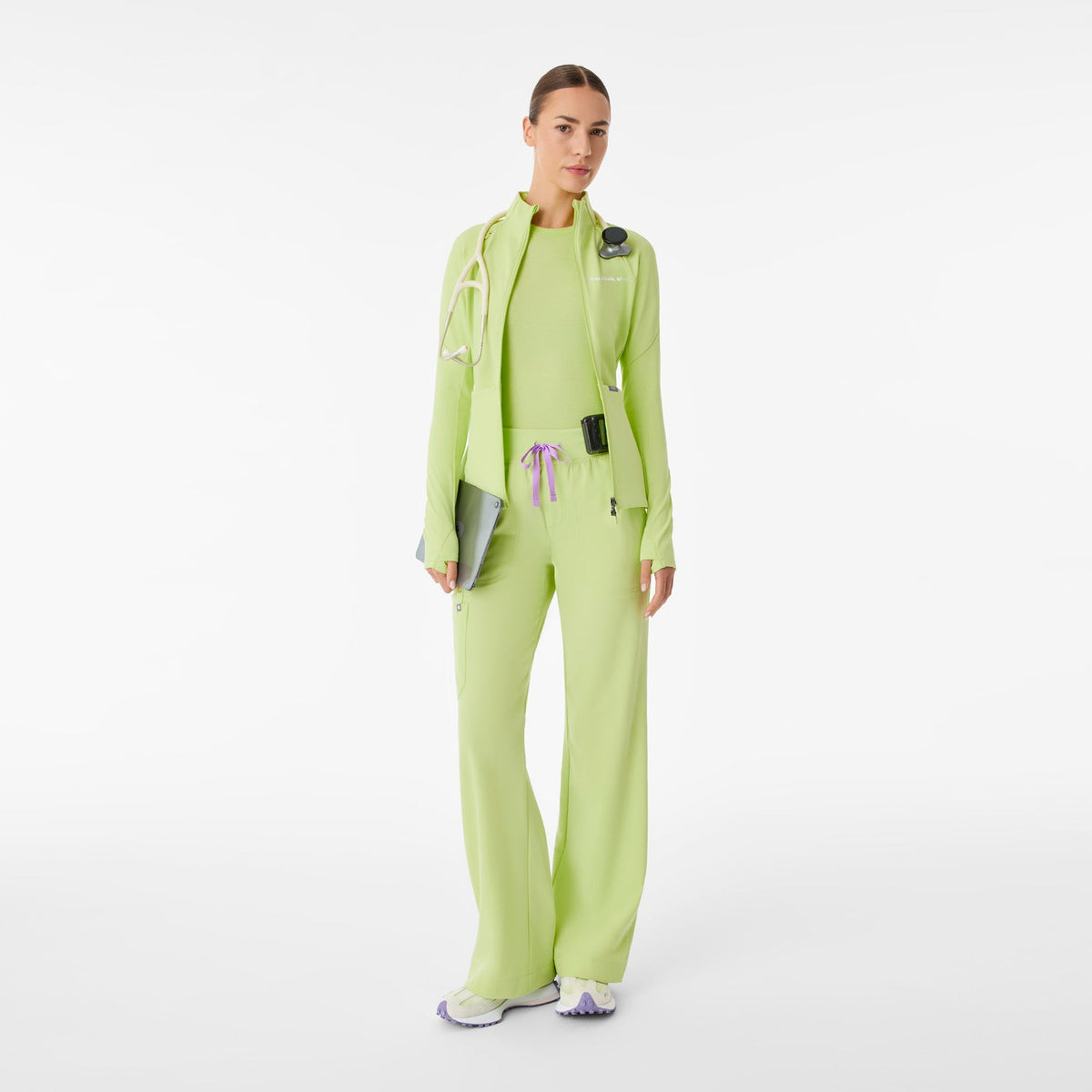 ContourKnit Scrub Jacket™ - Sea Mist