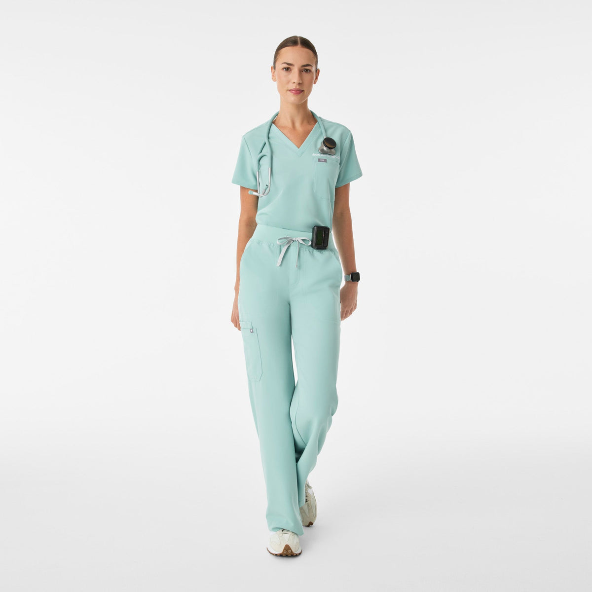 Catarina Scrub Top™ - Seaglass