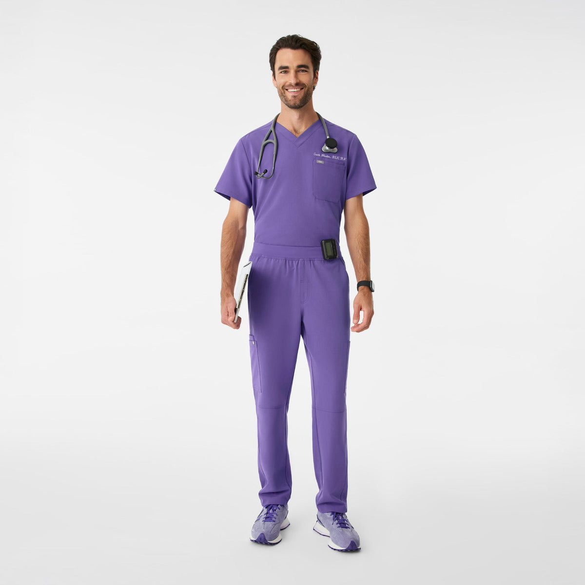 Axim Straight-Leg Scrub Pant™ - Amethyst