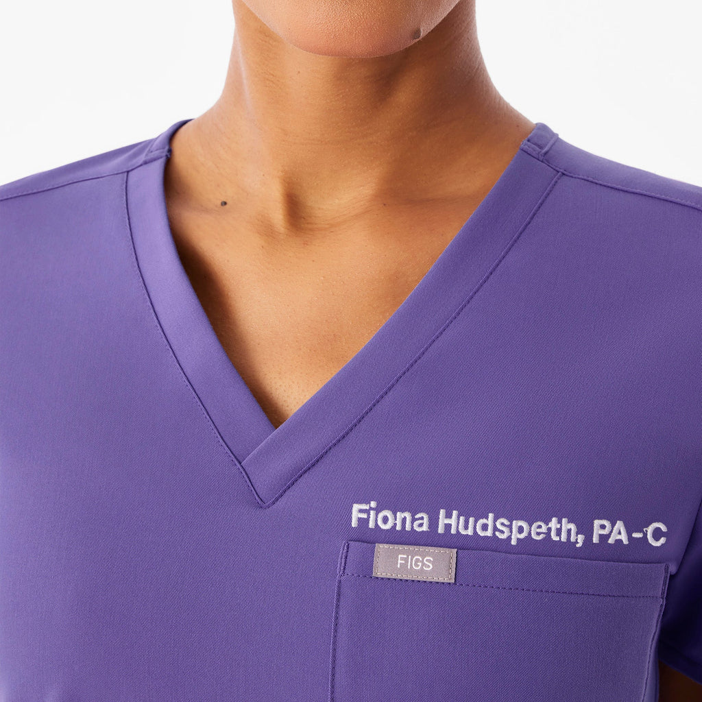 Catarina Scrub Top™ - Amethyst