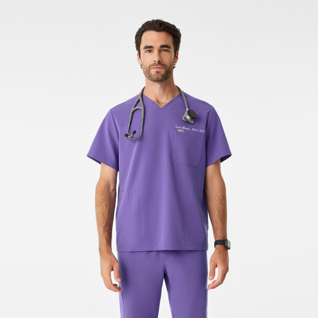 Chisec Scrub Top™ - Amethyst