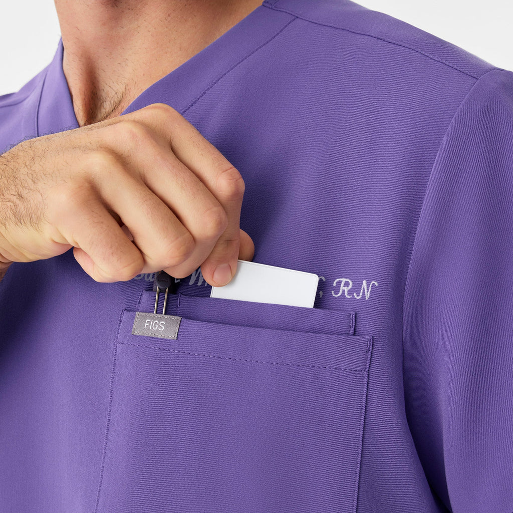 Leon Scrub Top™ - Amethyst