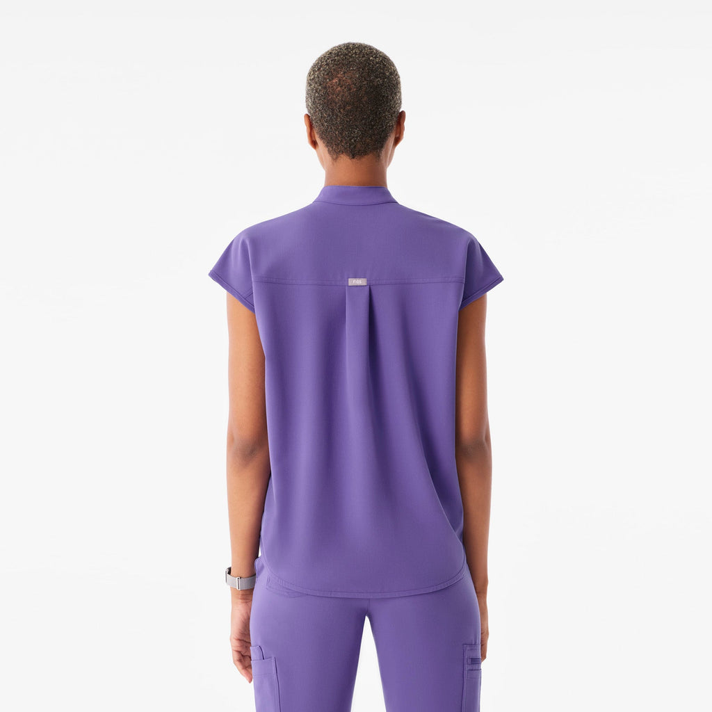 Rafaela Oversized Scrub Top™ - Amethyst