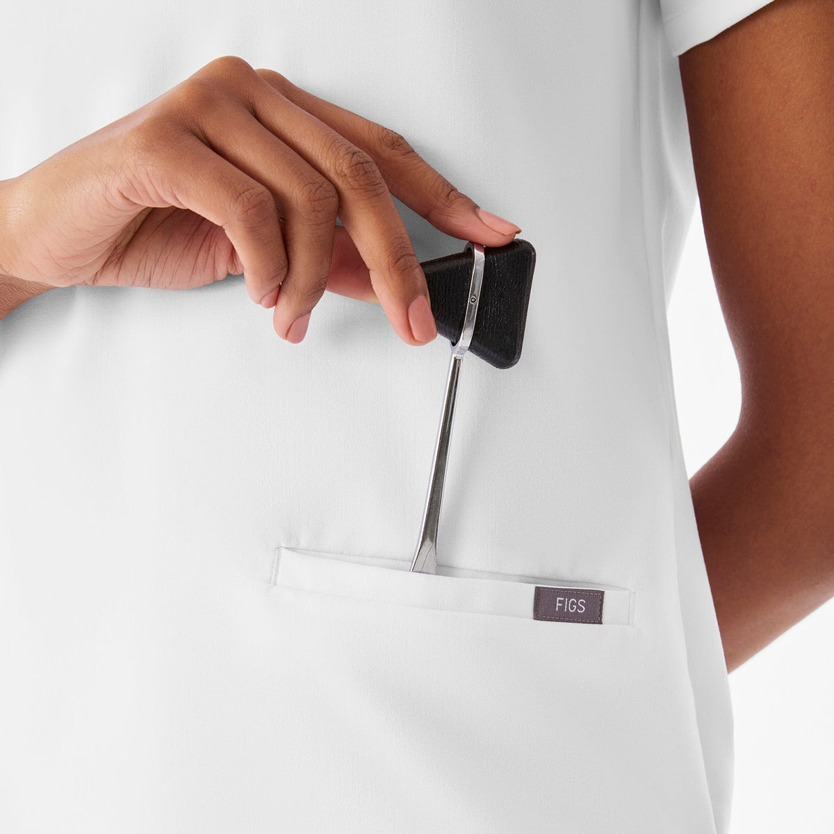 Casma Scrub Top™ - Optic White
