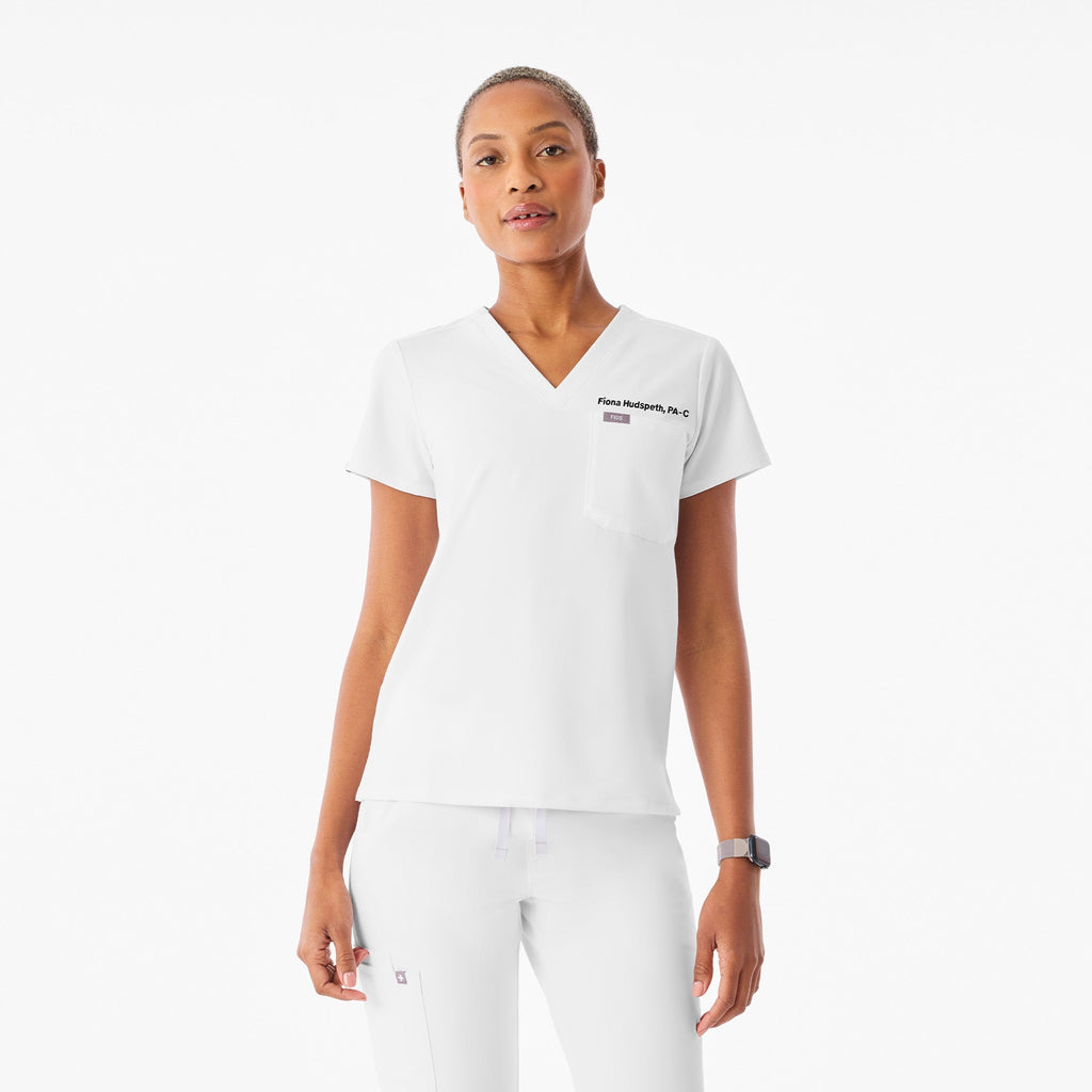 Catarina Scrub Top™ - Optic White