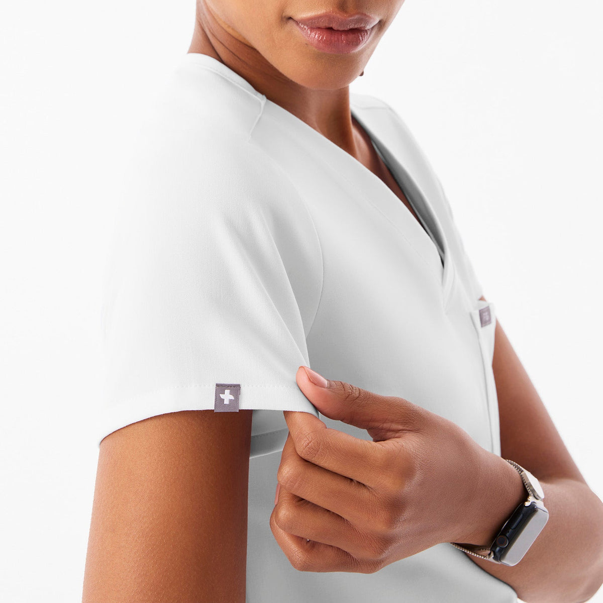 Catarina Scrub Top™ - Optic White