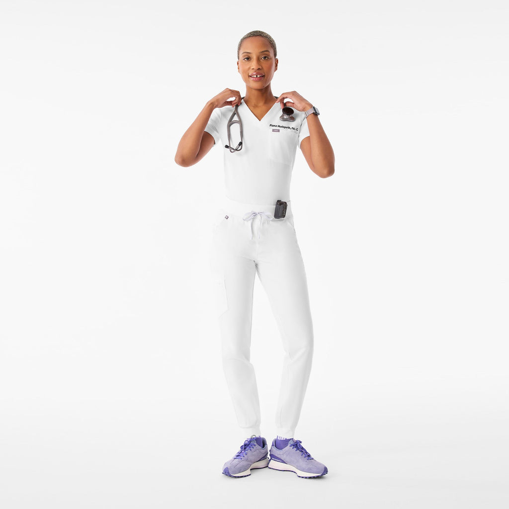 Zamora High-Rise Jogger Scrub Pant™ - Optic White