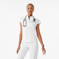 Rafaela Oversized Scrub Top™ - Optic White