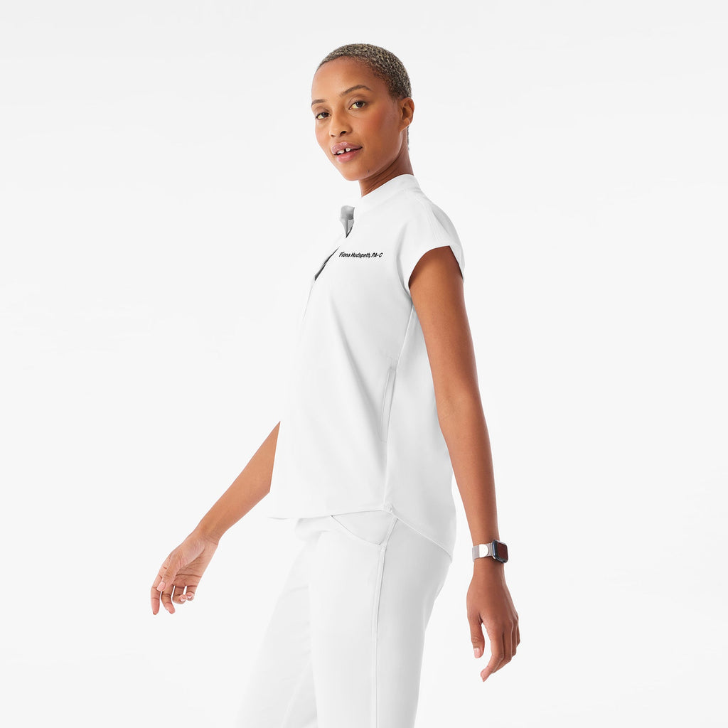 Rafaela Oversized Scrub Top™ - Optic White