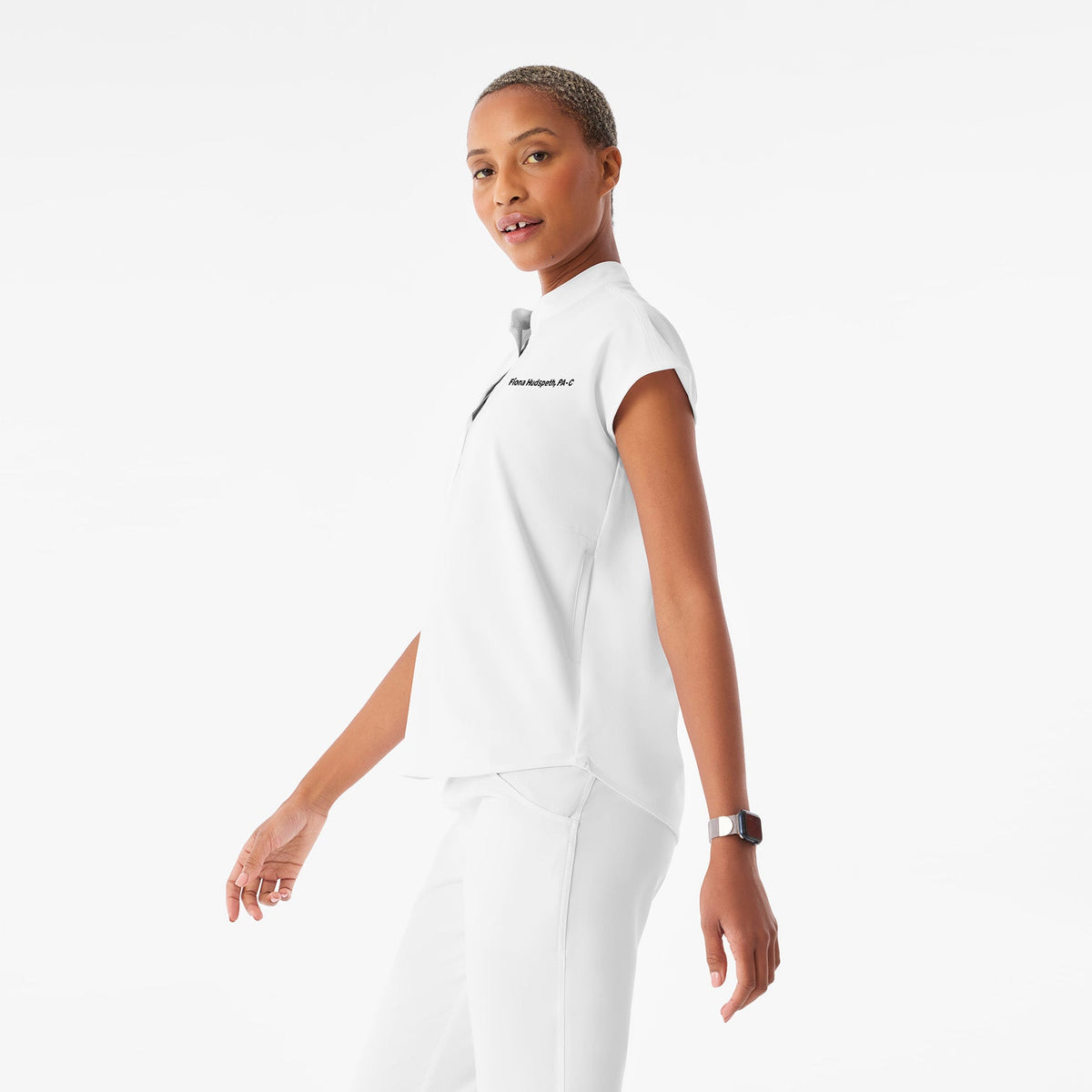 Rafaela Oversized Scrub Top™ - Optic White