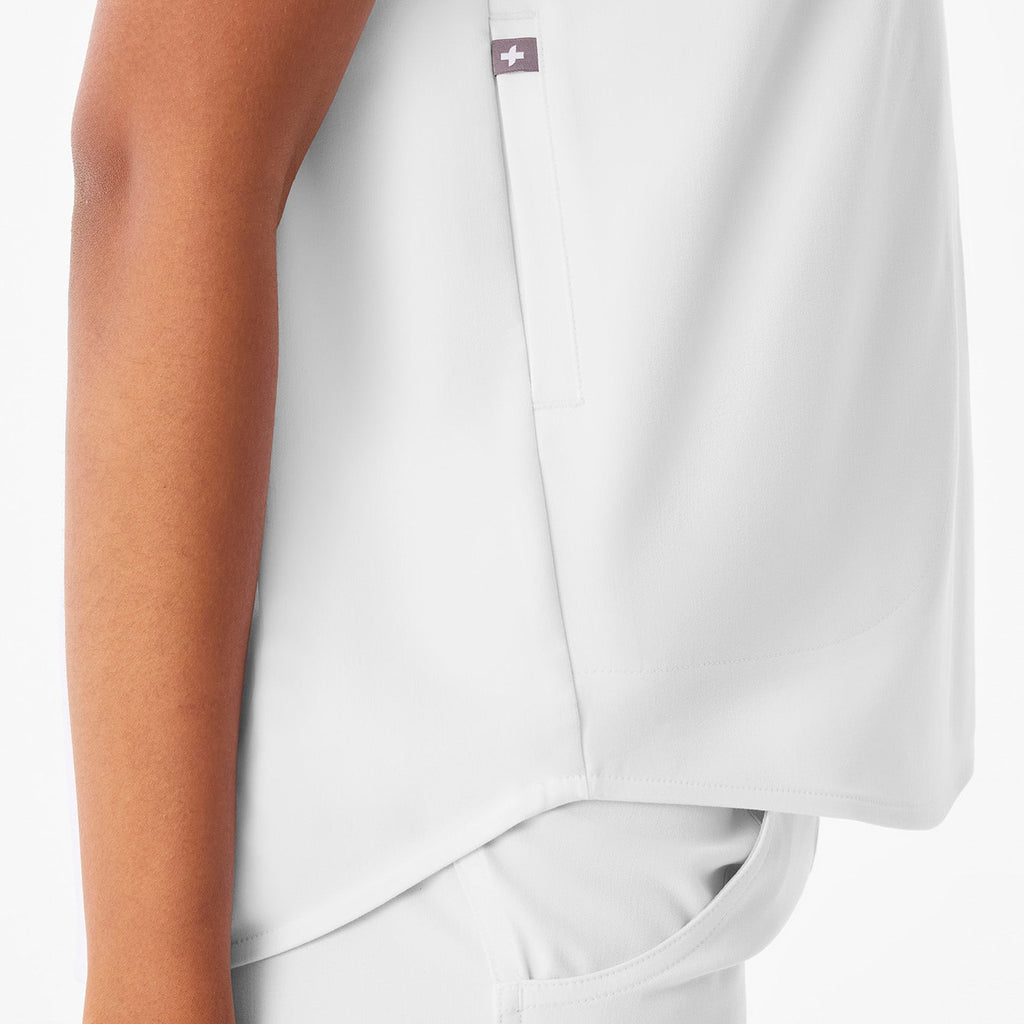 Rafaela Oversized Scrub Top™ - Optic White